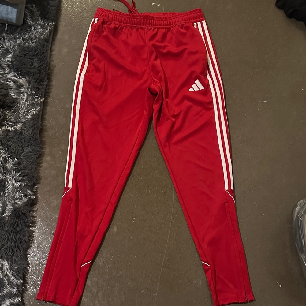 Men Adidas Red Joggers